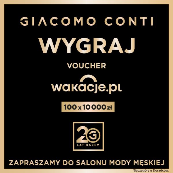 giacomo conti promocja jubileusz marki