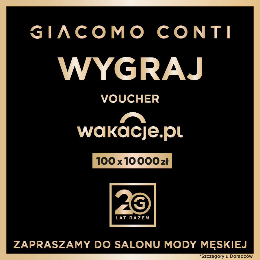 giacomo conti promocja jubileusz marki