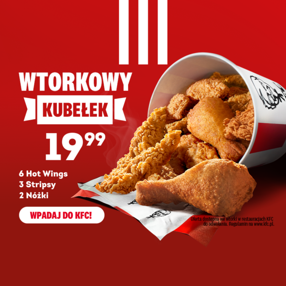 wtorkowy kubełek kfc
