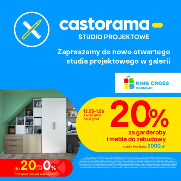 castorama studio projektowe promocja garderoby meble