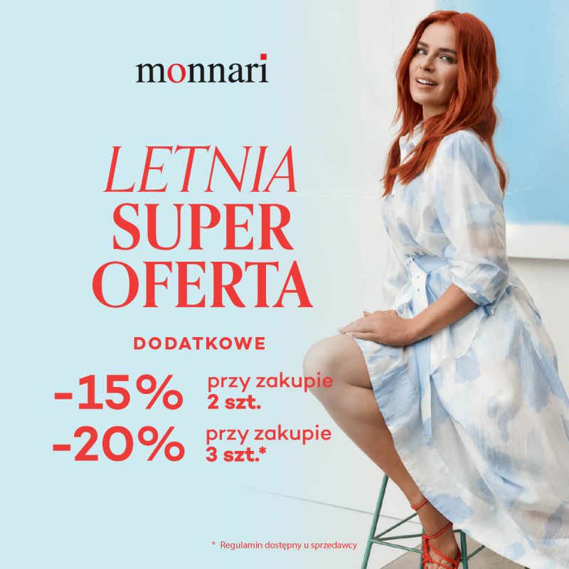 letnia super oferta monnari